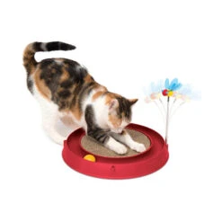 Catit Play Katzenspielzeug Mit Kratzfläche 9 Catit Play Katzenspielzeug Mit Kratzfläche -Heimtierbedarf Verkauf catit play ball toy with scratch pad 123866 0500 none