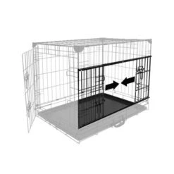 Duvo+ Hundekäfig Mit Schiebetür -Heimtierbedarf Verkauf duvo hondenbench schuifdeur 180655 0500 none