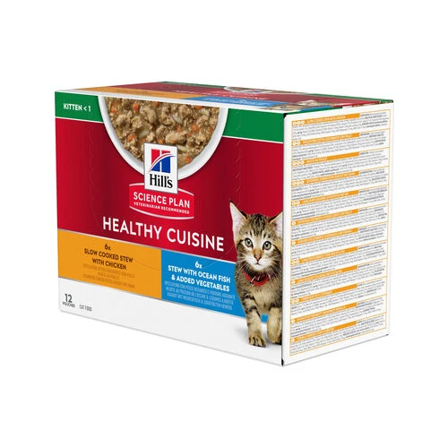 Hill's Science Plan - Healthy Cuisine - Kitten 3 Hill's Science Plan - Healthy Cuisine - Kitten