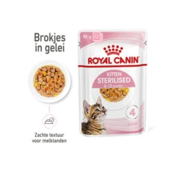 Royal Canin Kitten Sterilised Gelee - Beutel 18 Royal Canin Kitten Sterilised Gelee - Beutel -Heimtierbedarf Verkauf royal canin kitten sterilised in jelly maaltijdzakje 207227 0500 none