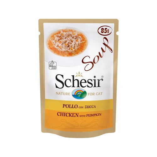 Schesir Katzensuppe - Huhn & Kürbis 3 Schesir Katzensuppe - Huhn & Kürbis