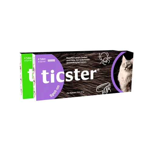 Ticster Spot-on Katze <4 Kg 4 Ticster Spot-on Katze <4 Kg – Bild 2