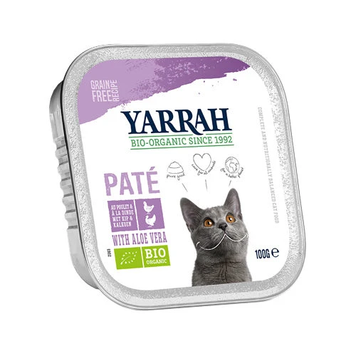 Yarrah - Katzenfutter Paté Huhn & Truthahn Mit Aloe Vera Bio 3 Yarrah - Katzenfutter Paté Huhn & Truthahn Mit Aloe Vera Bio