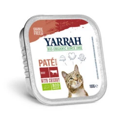 Yarrah - Katzenfutter Paté Rind Mit Chicorée Bio